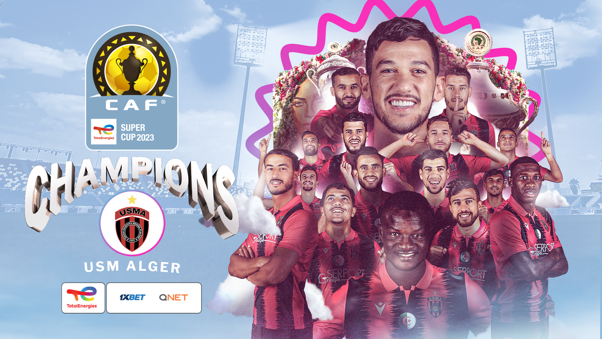 L'USM Alger surprend Al Ahly et remporte sa première Supercoupe de la CAF