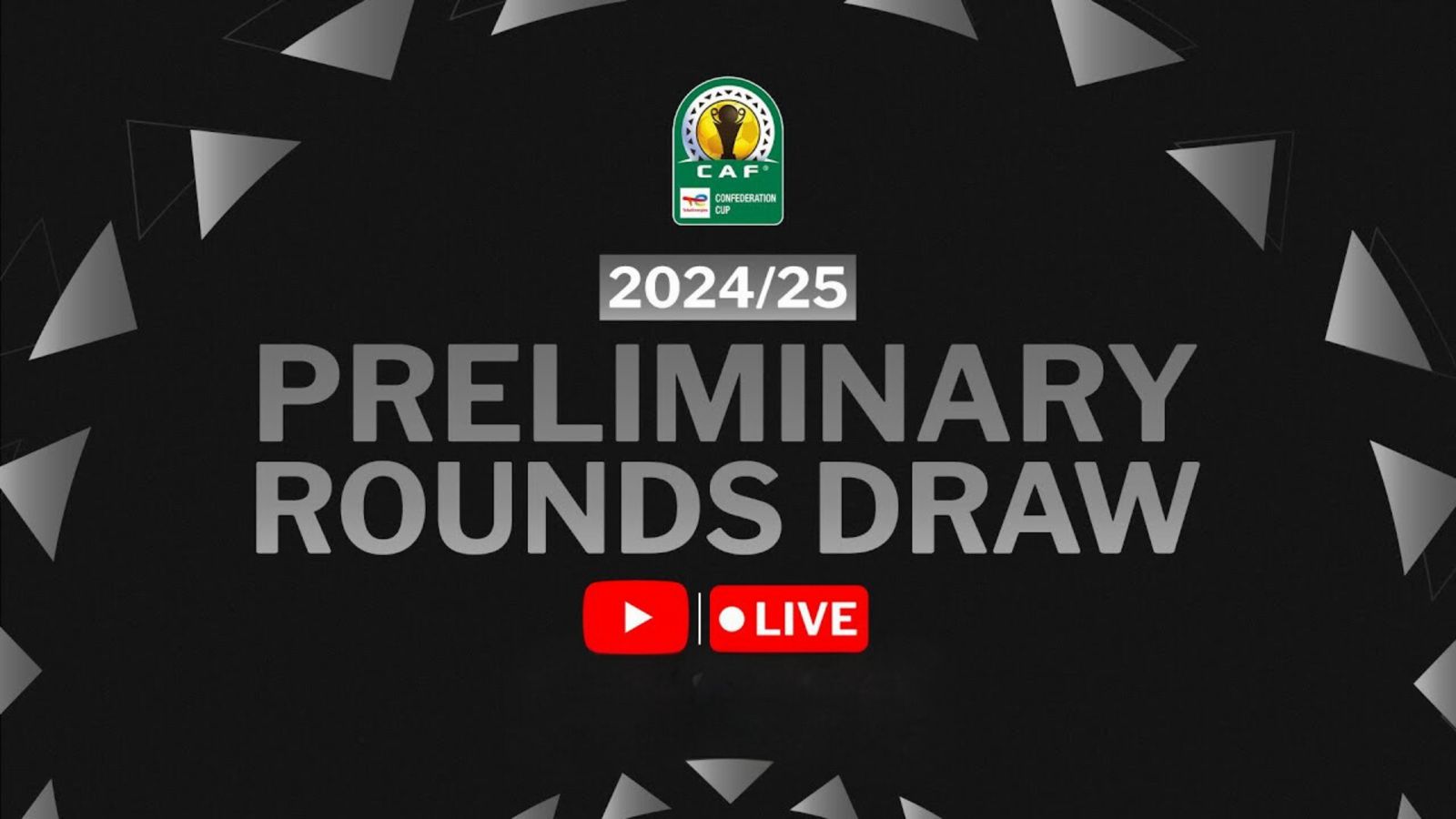 Tirage au sort préliminaire de la Coupe de la Confédération CAF TotalEnergies 2024/25