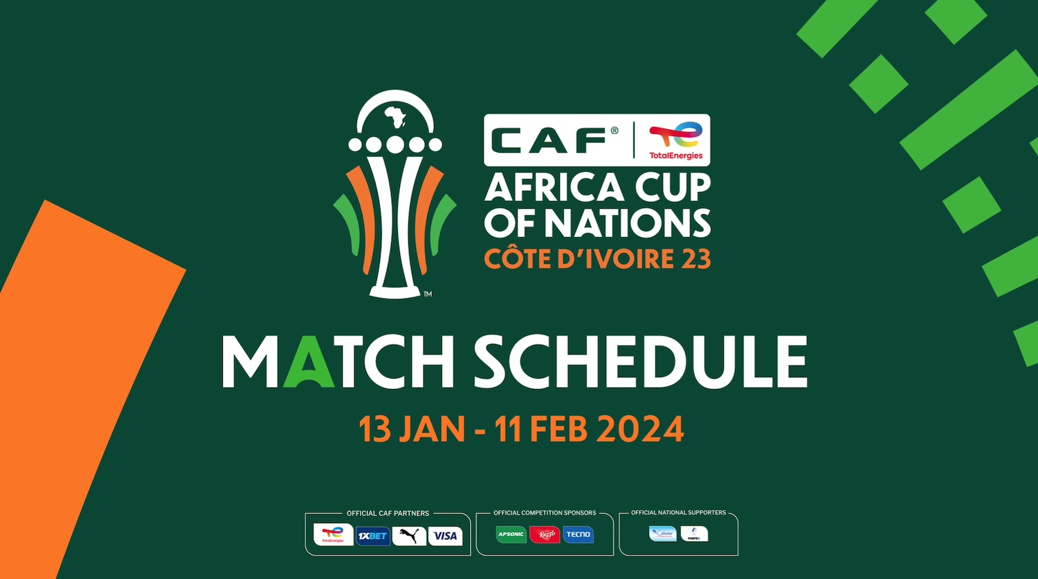 Calendrier des matches de la Coupe d'Afrique des Nations CAF TotalEnergies